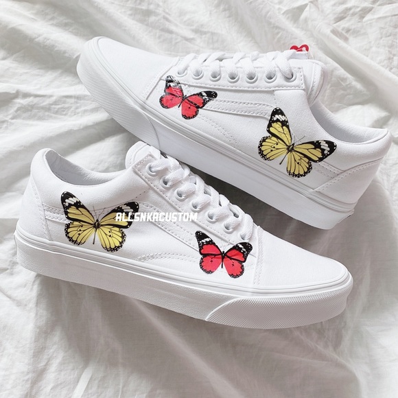 Women vans butterfly 🦋 custom - Picture 2 of 3